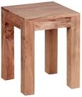 Wohnling Beistelltisch WL1.589 Massivholz MUMBAI 35 x 35 Akazie Wohnzimmer...