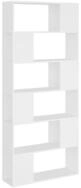 vidaXL Regal 80 x 24 x 186 cm B&uuml;cherregal Raumteiler Wei&szlig; 80x24x186 cm...