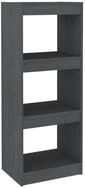 vidaXL B&uuml;cherregal, Buchregal/Raumteiler Grau 40x30x103,5 cm Massivholz Kiefer