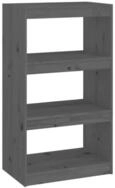 vidaXL Regal NA Standregal B&uuml;cherregal Raumteiler Grau 60x30x103,5 cm...