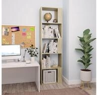 vidaXL Regal NA B&uuml;cherregal Raumteiler Sonoma Eiche 45x24x159 cm Spanplatte
