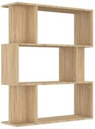 vidaXL B&uuml;cherregal B&uuml;cherregal/Raumteiler Sonoma-Eiche 80x24x96 cm...