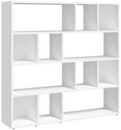 vidaXL B&uuml;cherregal NA B&uuml;cherregal Raumteiler Wei&szlig; 105x24x102 cm Regal