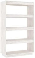 vidaXL Regal NA Standregal B&uuml;cherregal Raumteiler Holzregal Wei&szlig; 80x35x135 cm...