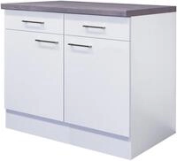 Flex-Well Unterschrank Kopenhagen (B x H x T) 100 x 86 x 60 cm, f&uuml;r viel...