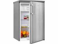 exquisit Kühlschrank KS16-4-H-010D inoxlook, 85 cm hoch, 56 cm breit,