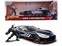 Jada Hollywood Rides Marvel Venom 2008 Dodge Viper mit Figur (253225015)