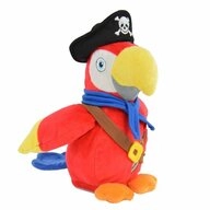 K&ouml;gler Kuscheltier Labertier Piraten Papagei PARRY, inkl. Batterien, 22,5x16x20,5cm