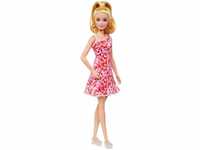 Barbie Fashionistas #205 With Blond Ponytail And Floral Dress (HJT02)