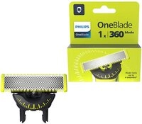 Philips Ersatzscherteil OneBlade 360, 1 St., 360-Grad-Klinge, nass und trocken