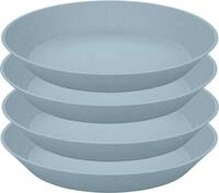 KOZIOL Teller CONNECT PLATE, (4 St), Teller Set, Made in Germany. Biozirkul&auml;rer