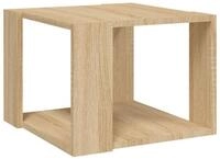 vidaXL Ablagetisch, Couchtisch Sonoma-Eiche 40x40x30 cm Holzwerkstoff