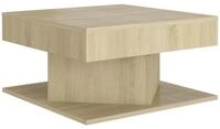 vidaXL Ablagetisch, Couchtisch Sonoma-Eiche 57x57x30 cm Holzwerkstoff