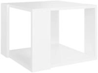 vidaXL Ablagetisch, Couchtisch Wei&szlig; 40x40x30 cm Holzwerkstoff