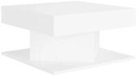 vidaXL Ablagetisch, Couchtisch Wei&szlig; 57x57x30 cm Holzwerkstoff