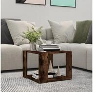 vidaXL Couchtisch, Couchtisch R&auml;uchereiche 40x40x30 cm Holzwerkstoff