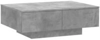 vidaXL Ablagetisch, Couchtisch Betongrau 90x60x31 cm Holzwerkstoff