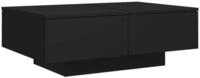 vidaXL Ablagetisch, Couchtisch Schwarz 90x60x31 cm Holzwerkstoff