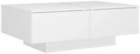 vidaXL Ablagetisch, Couchtisch Wei&szlig; 90x60x31 cm Holzwerkstoff