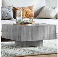 vidaXL Couchtisch vidaXL Couchtisch Grau Sonoma 60x60x31,5 cm Holzwerkstoff