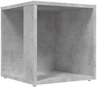 vidaXL Beistelltisch, Ablagetisch Betongrau 33x33x34,5 cm Holzwerkstoff