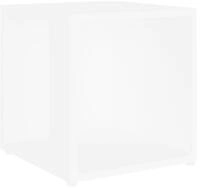 vidaXL Beistelltisch, Ablagetisch Wei&szlig; 33x33x34,5 cm Holzwerkstoff