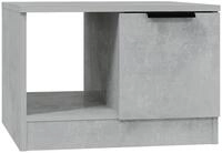 vidaXL Ablagetisch, Couchtisch Betongrau 50x50x36 cm Holzwerkstoff