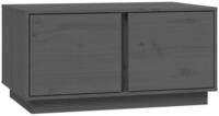 vidaXL Couchtisch Couchtisch Grau 80x50x40 cm Massivholz Kiefer (1-St)