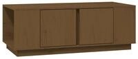 vidaXL Couchtisch Couchtisch Honigbraun 110x50x40 cm Massivholz Kiefer (1-St)