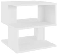 vidaXL Beistelltisch, Ablagetisch Wei&szlig; 40x40x40 cm Holzwerkstoff
