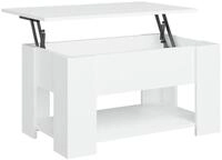 vidaXL Ablagetisch, Couchtisch Wei&szlig; 79x49x41 cm Holzwerkstoff