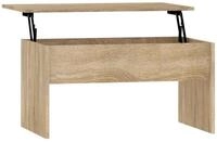 vidaXL Ablagetisch, Couchtisch Sonoma-Eiche 80x50,5x41,5 cm Holzwerkstoff