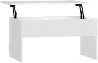 vidaXL Ablagetisch, Couchtisch Wei&szlig; 80x50,5x41,5 cm Holzwerkstoff