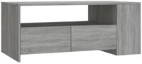 vidaXL Ablagetisch, Couchtisch Grau Sonoma 102x55x42 cm Holzwerkstoff