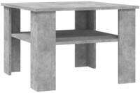 vidaXL Ablagetisch, Couchtisch Betongrau 60x60x42 cm Holzwerkstoff