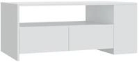vidaXL Ablagetisch, Couchtisch Wei&szlig; 102x55x42 cm Holzwerkstoff