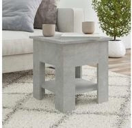 vidaXL Couchtisch vidaXL Couchtisch Betongrau 40x40x42 cm Holzwerkstoff