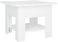 vidaXL Ablagetisch, Couchtisch Wei&szlig; 55x55x42 cm Holzwerkstoff