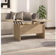 vidaXL Couchtisch vidaXL Couchtisch Sonoma-Eiche 80x50x42,5 cm Holzwerkstoff