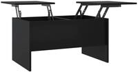 vidaXL Ablagetisch, Couchtisch Schwarz 80x50x42,5 cm Holzwerkstoff