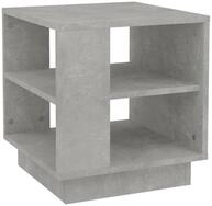 vidaXL Ablagetisch, Couchtisch Betongrau 40x40x43 cm Holzwerkstoff