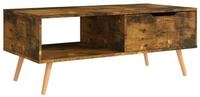 vidaXL Couchtisch Couchtisch R&auml;uchereiche 100x49,5x43 cm Holzwerkstoff (1-St)