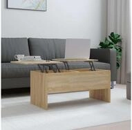 vidaXL Couchtisch vidaXL Couchtisch Sonoma-Eiche 102x50,5x46,5 cm Holzwerkstoff