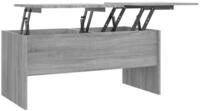 vidaXL Ablagetisch, Couchtisch Grau Sonoma 102x50,5x46,5 cm Holzwerkstoff
