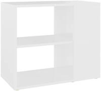 vidaXL Sideboard, Beistelltisch Wei&szlig; 60x30x50 cm Holzwerkstoff