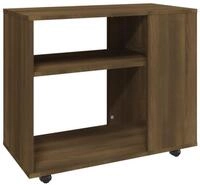 vidaXL Beistelltisch, Ablagetisch Braun Eiche 70x35x55 cm Holzwerkstoff