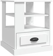 vidaXL Beistelltisch Beistelltisch Wei&szlig; 50x50x60 cm Holzwerkstoff (1-St)