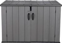 Lifetime M&uuml;lltonnenbox Ger&auml;teschrank Greg, Platz f&uuml;r 3 M&uuml;lltonnen je 240 L,