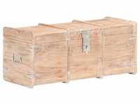 vidaXL Aufbewahrungsbox Holztruhe 90x40x40 cm Akazie Massivholz (1 St)
