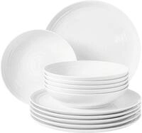 Seltmann Weiden Tafelservice Geschirr-Set Terra (12-tlg), 6 Personen, Porzellan,
